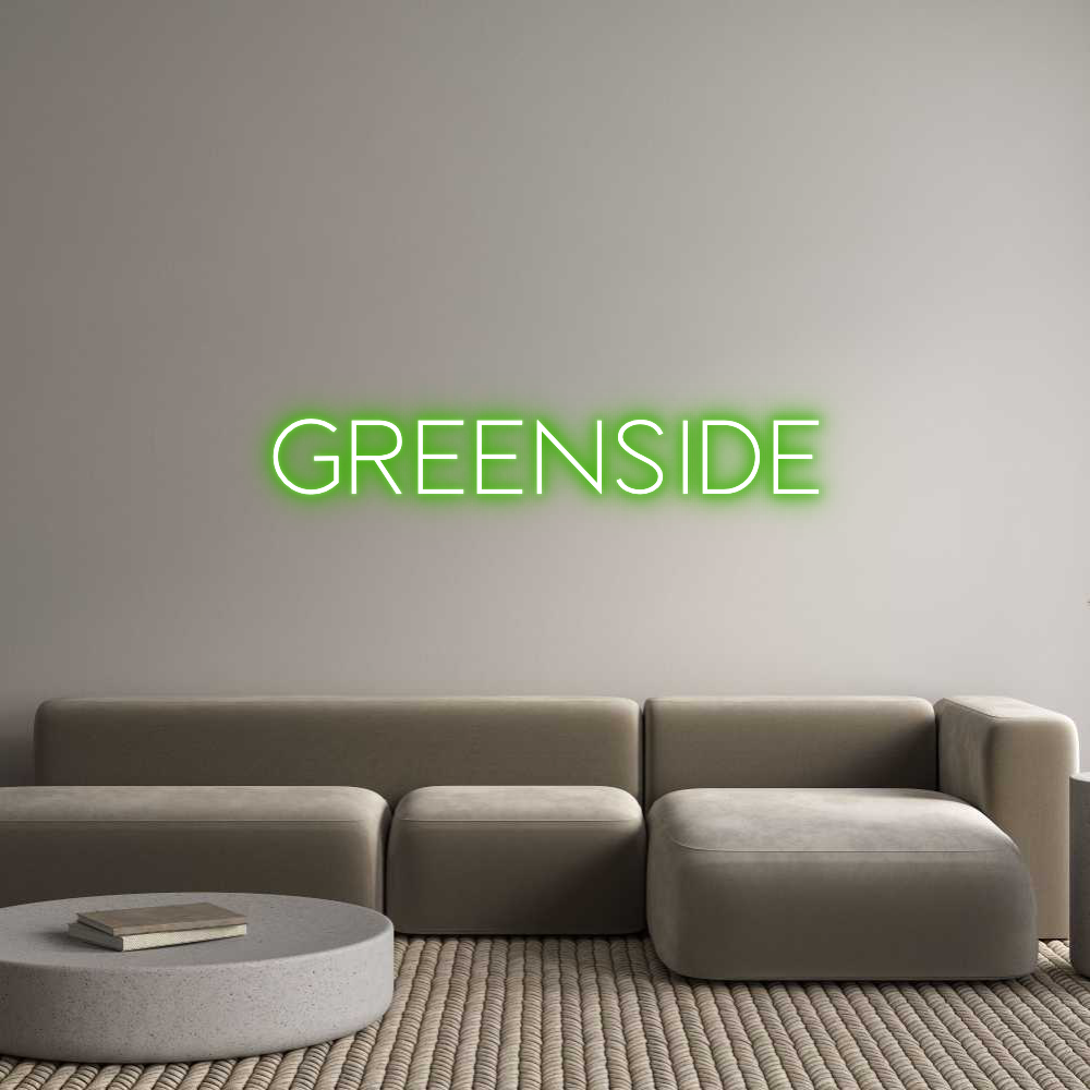 Custom Neon Sign Online Editor GREENSIDE