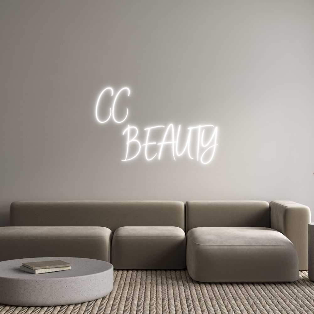 Custom Neon Sign Online Editor CC 
     BEA...