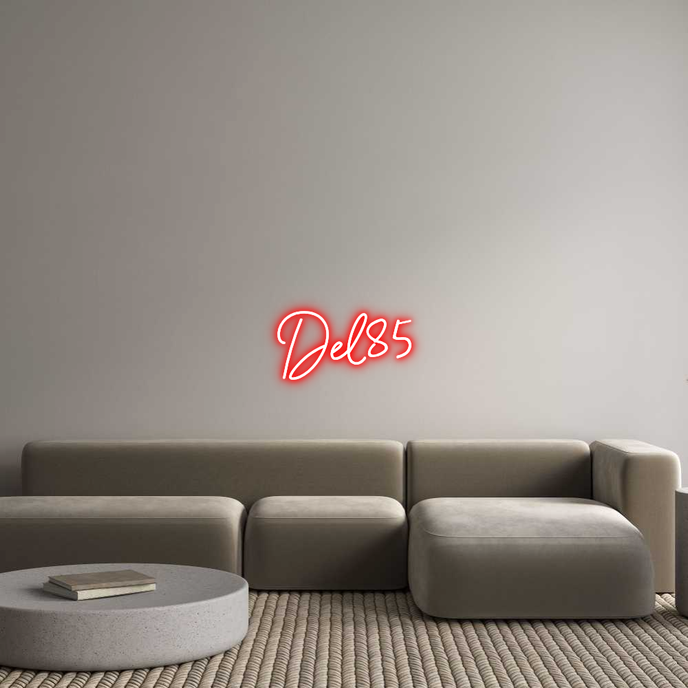 Custom Neon Sign Online Editor Del85