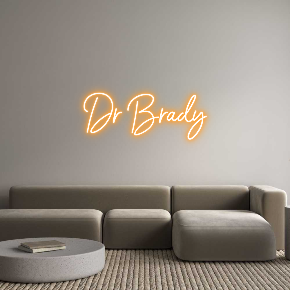 Custom Neon Sign Online Editor Dr Brady