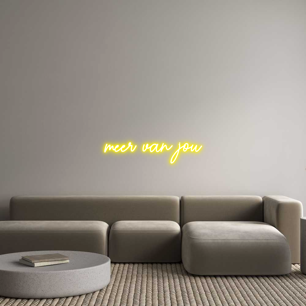Custom Neon Sign Online Editor meer van jou