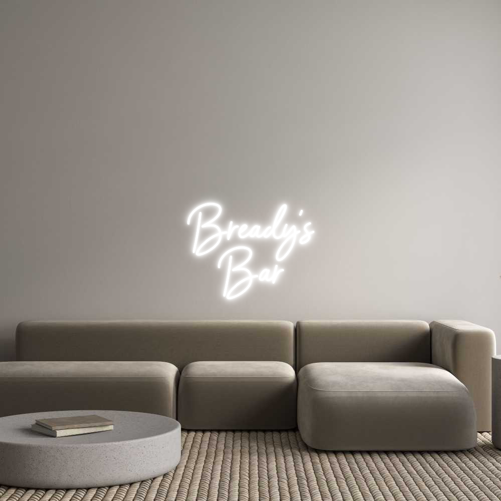 Custom Neon Sign Online Editor Bready’s
Bar