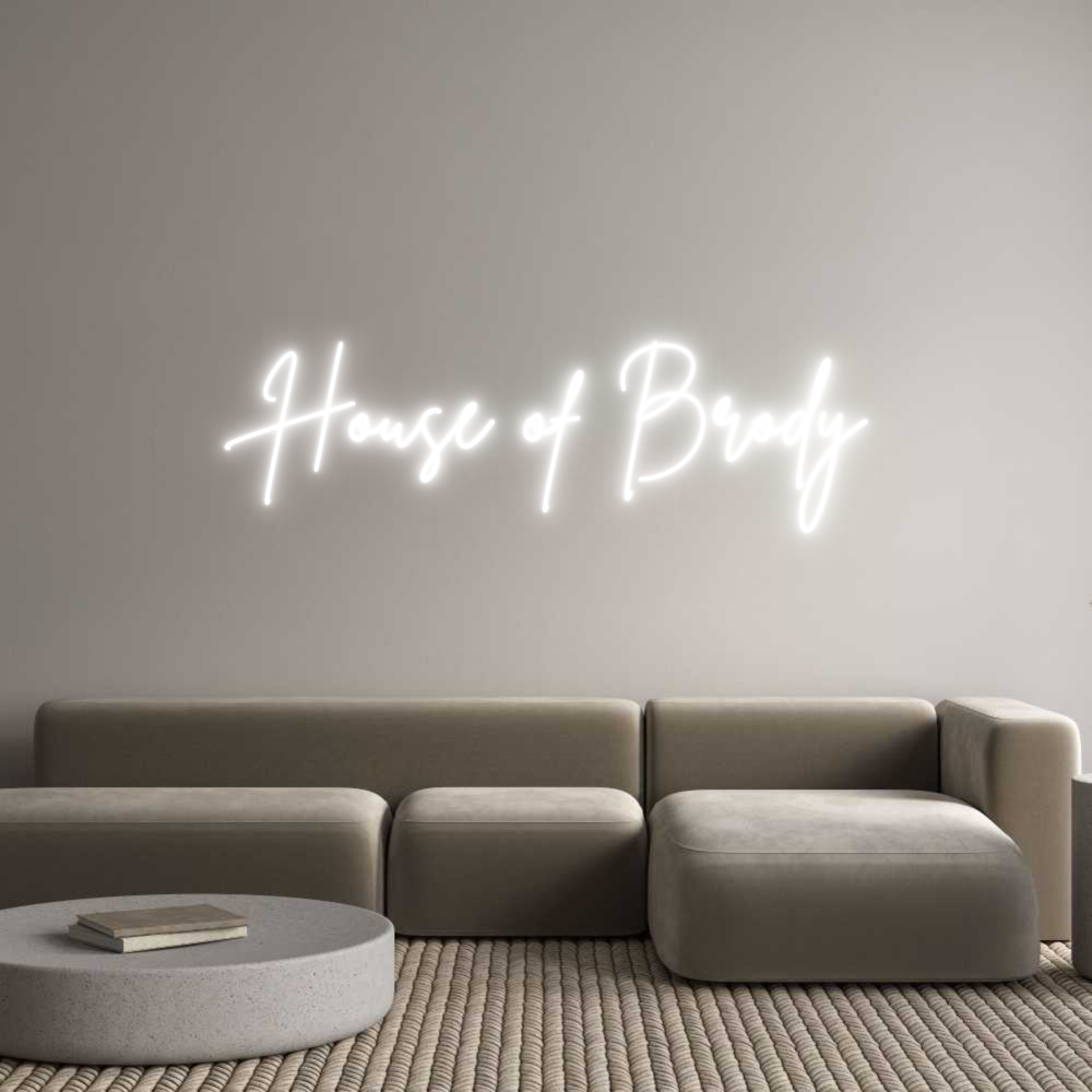 Custom Neon Sign Online Editor House of Brody