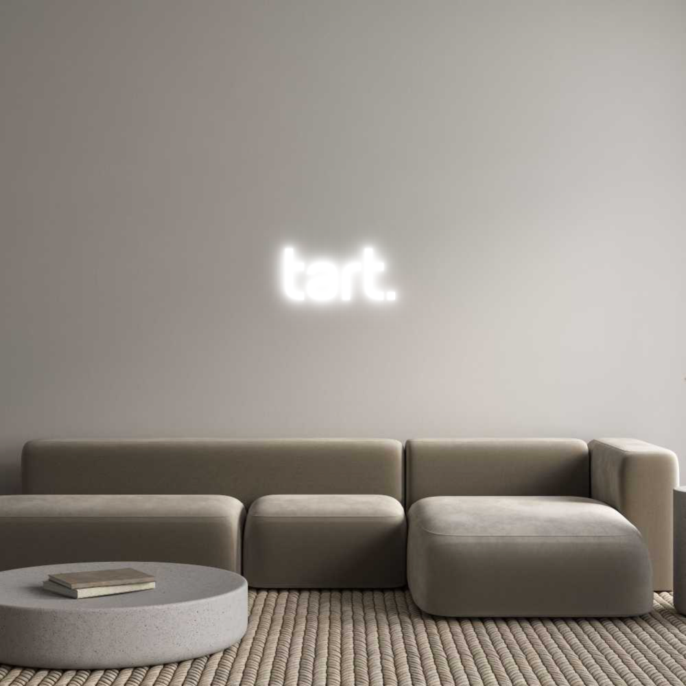 Custom Neon Sign Online Editor tart.