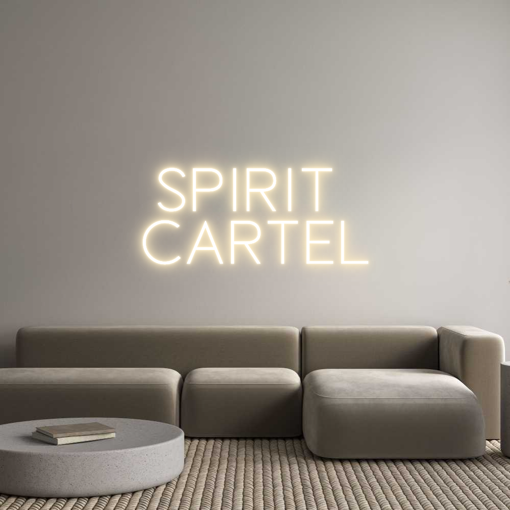 Custom Neon Sign Online Editor Spirit 
Cartel