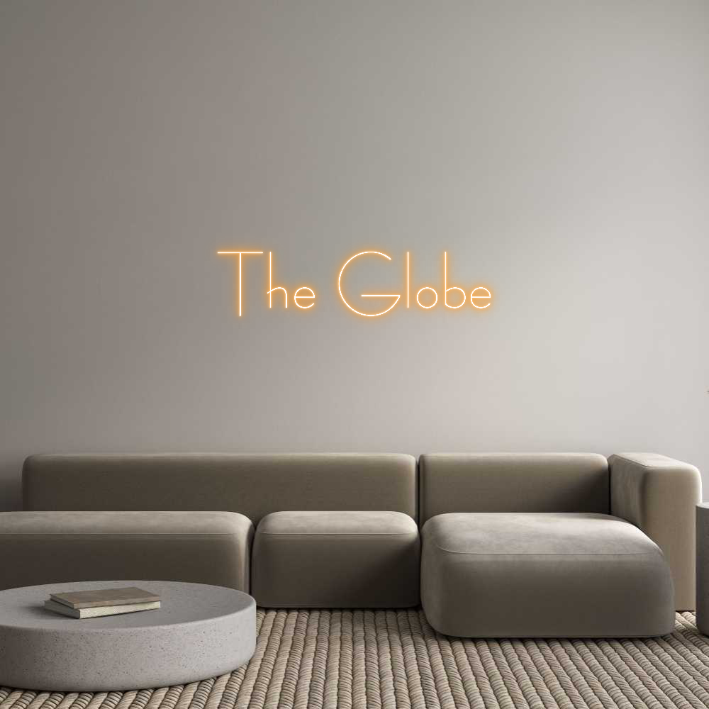 Custom Neon Sign Online Editor The Globe