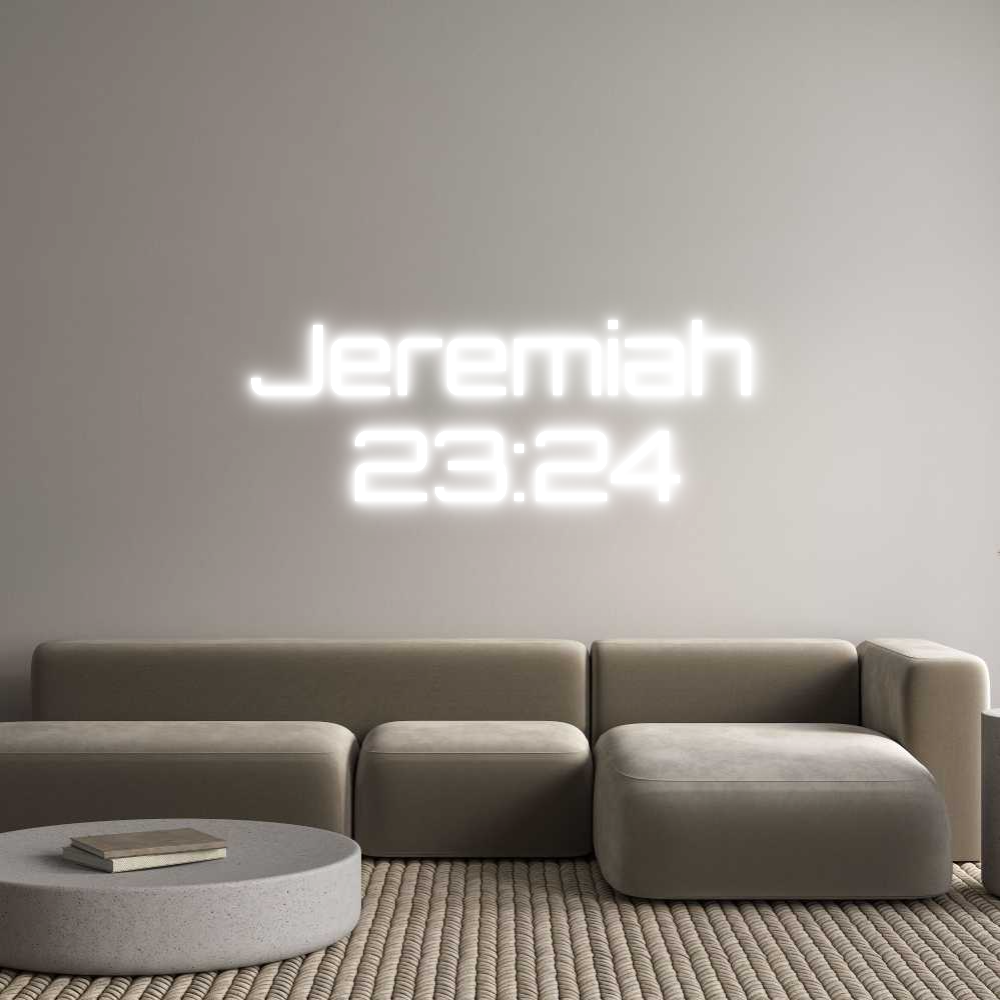 Custom Neon Sign Online Editor Jeremiah 
23...