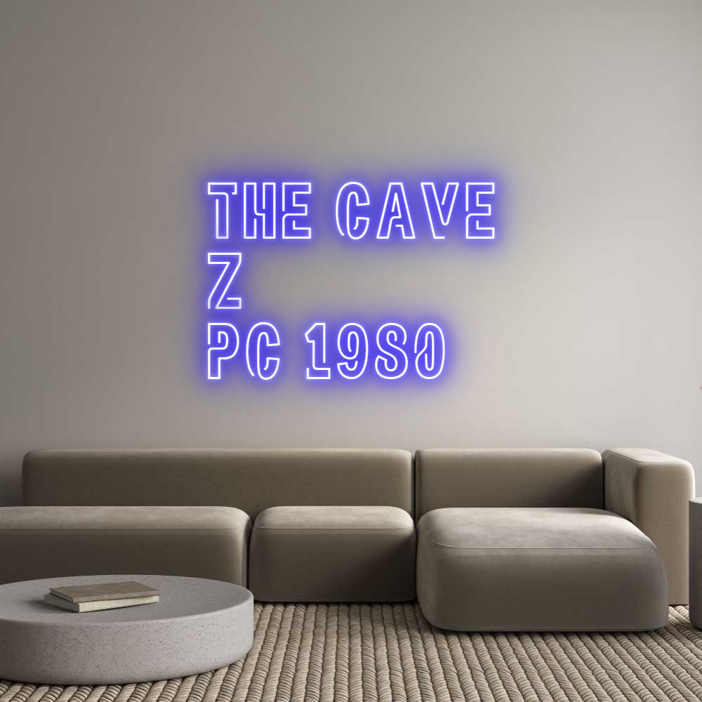 Custom Neon Sign Online Editor THE CAVE
z
...