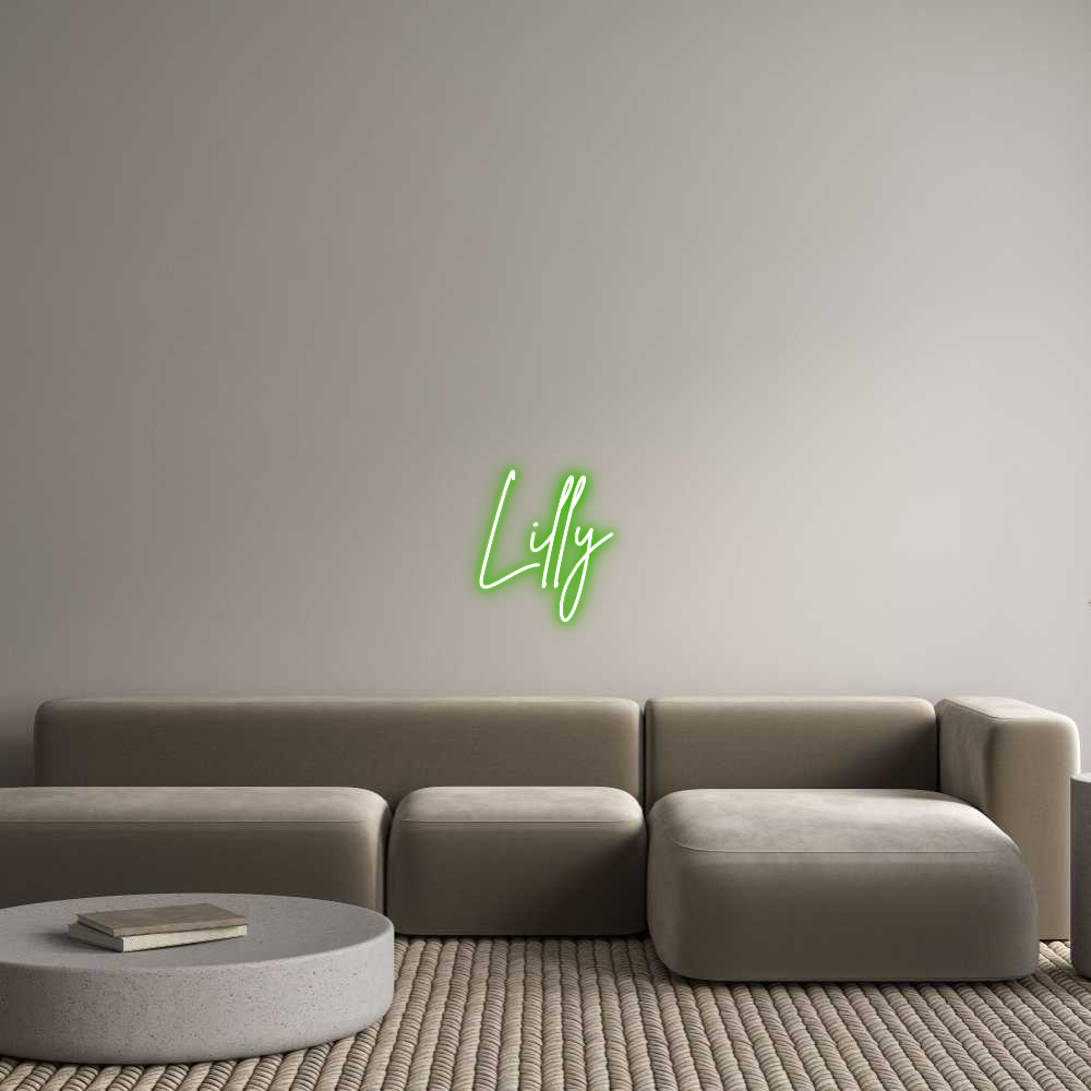 Custom Neon Sign Online Editor Lilly
