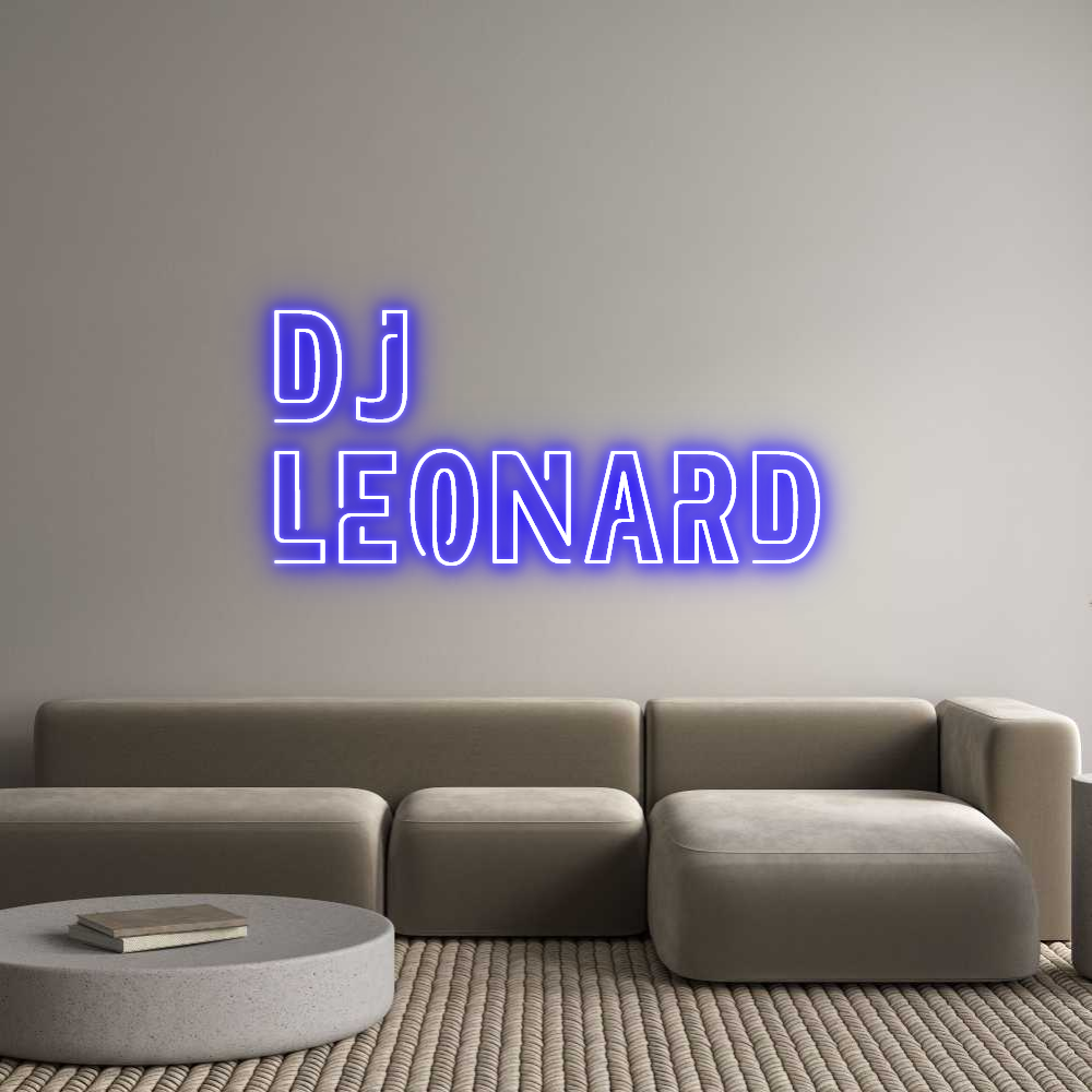 Custom Neon Sign Online Editor DJ
LEONARD