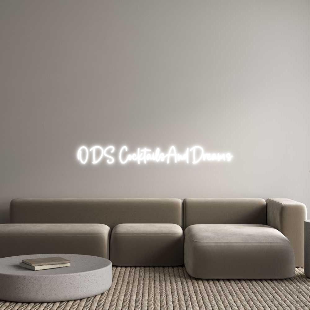 Custom Neon Sign Online Editor ODS Cocktails...