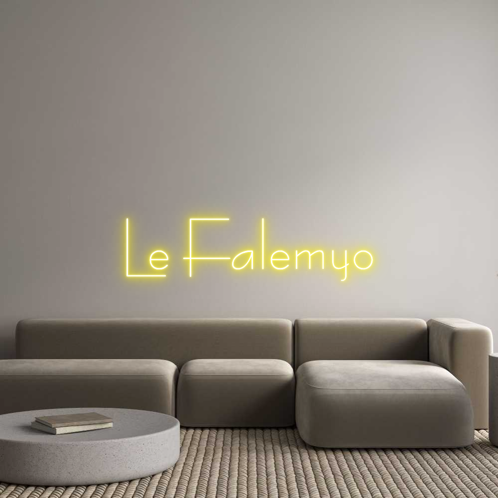 Custom Neon Sign Online Editor Le Falemyo