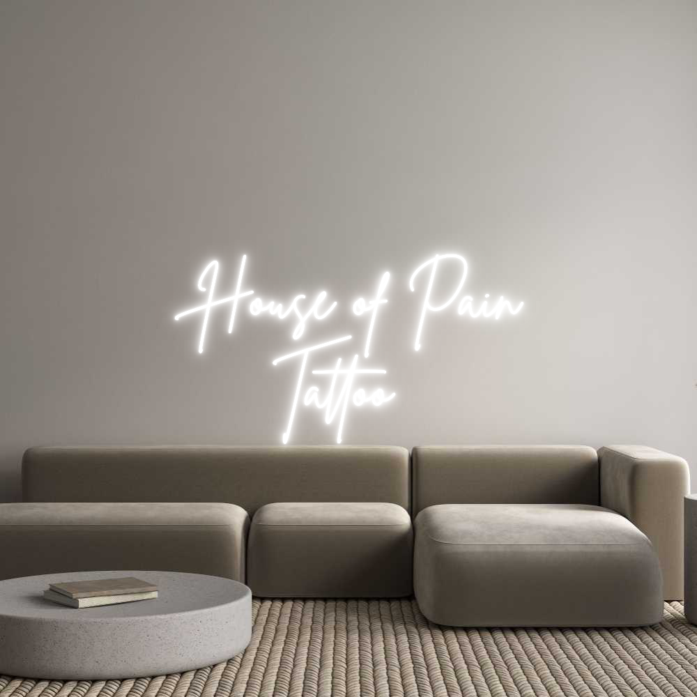 Custom Neon Sign Online Editor House of Pain...
