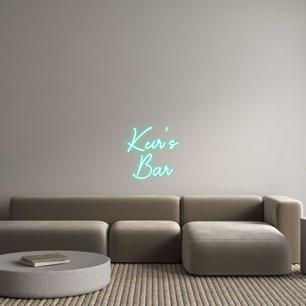 Custom Neon Sign Online Editor Keir's
Bar