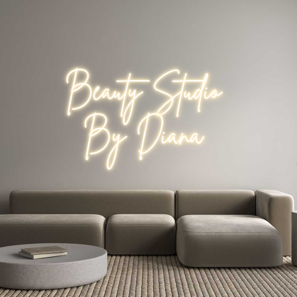Custom Neon Sign Online Editor Beauty Studio...
