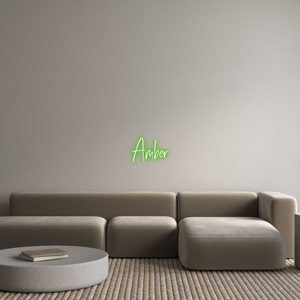 Custom Neon Sign Online Editor Amber