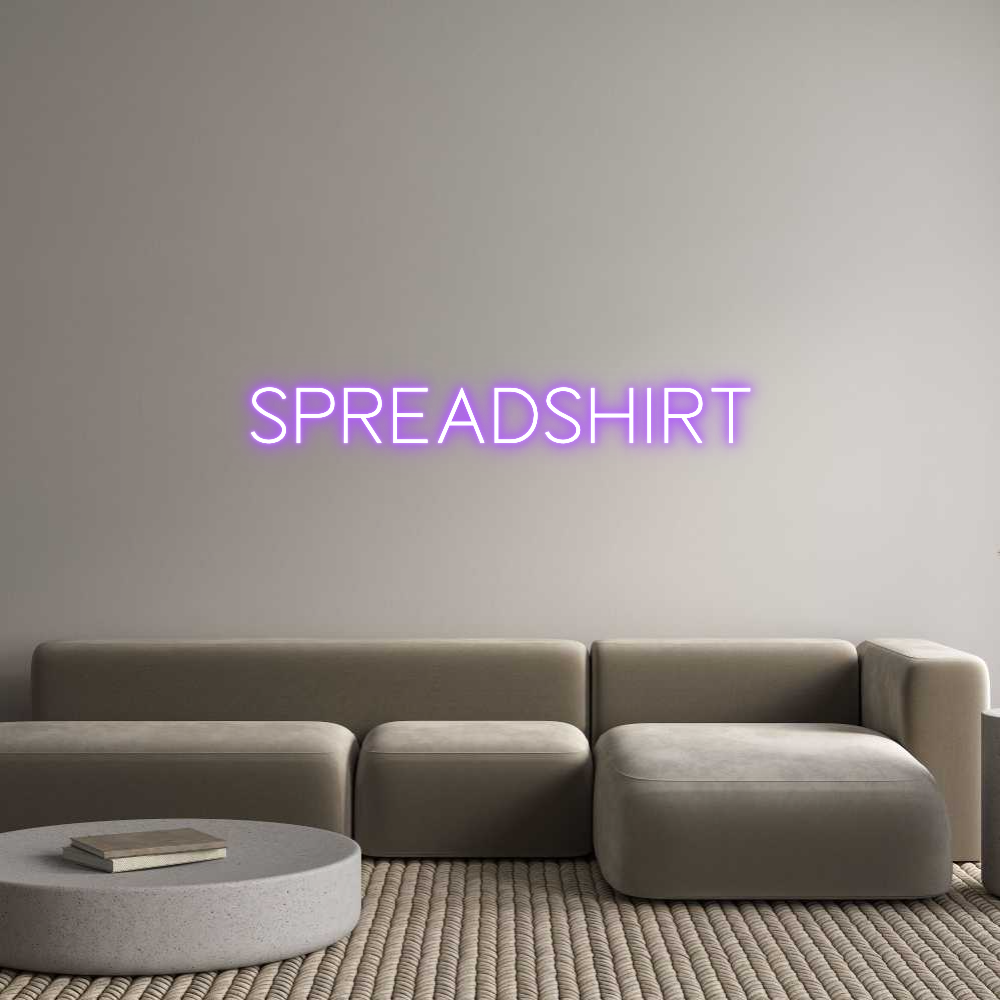 Custom Neon Sign Online Editor spreadshirt