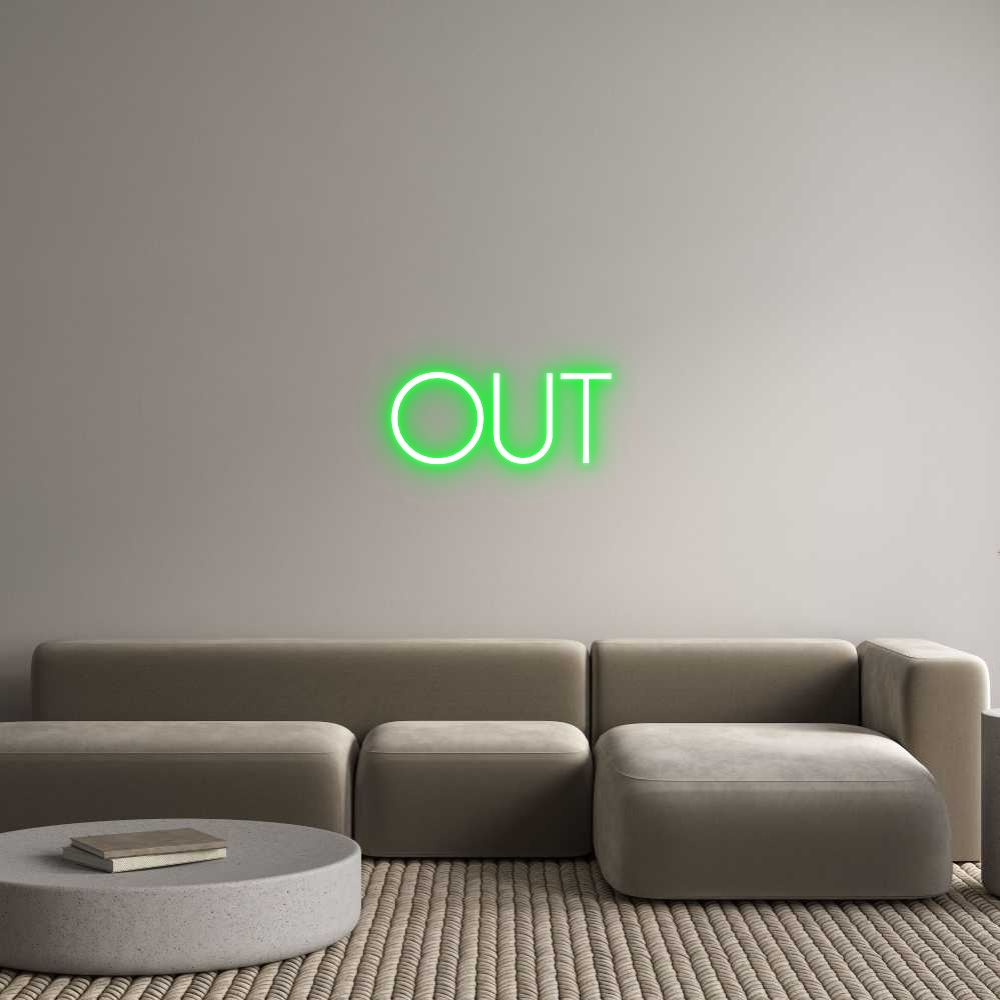 Custom Back Lit Neon Sign Online Editor OUT