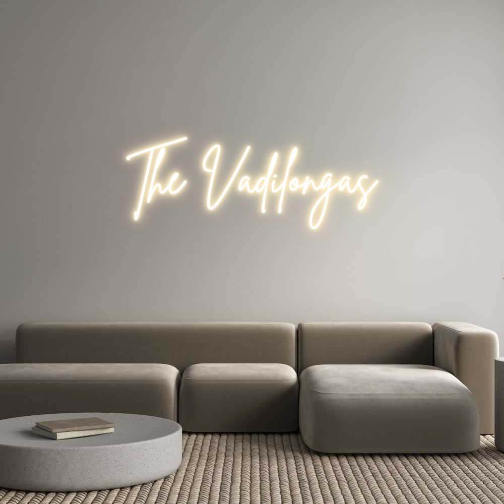 Custom Neon Sign Online Editor The Vadilongas