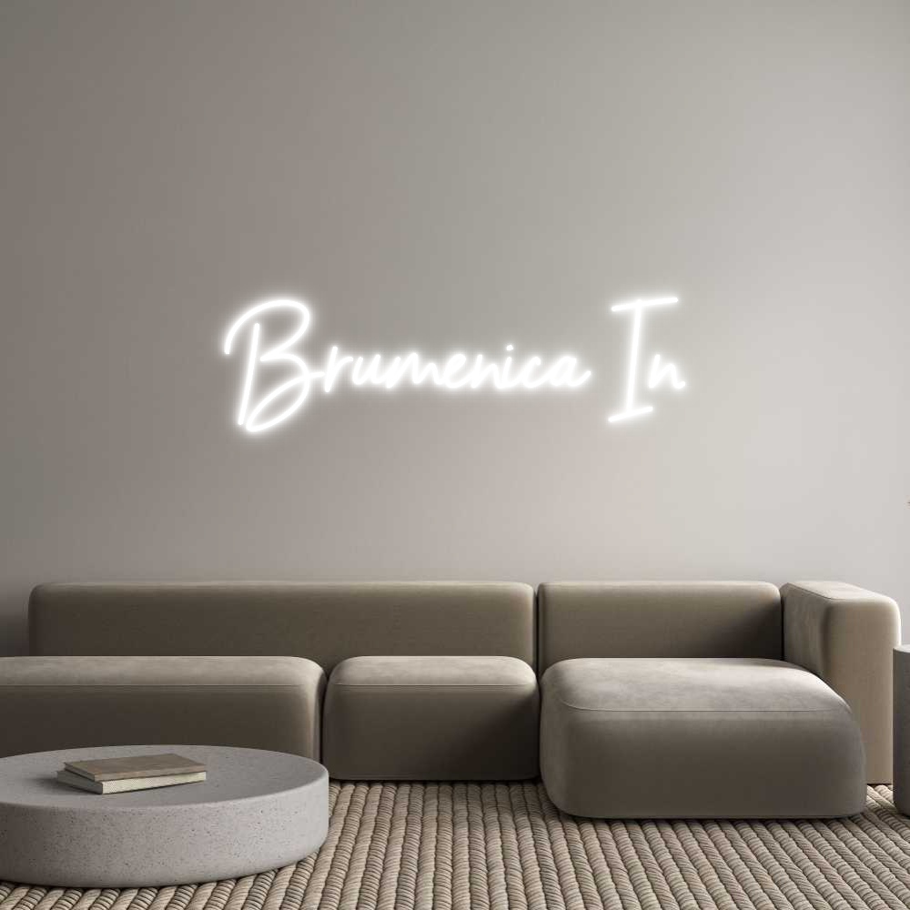 Custom Neon Sign Online Editor Brumenica In