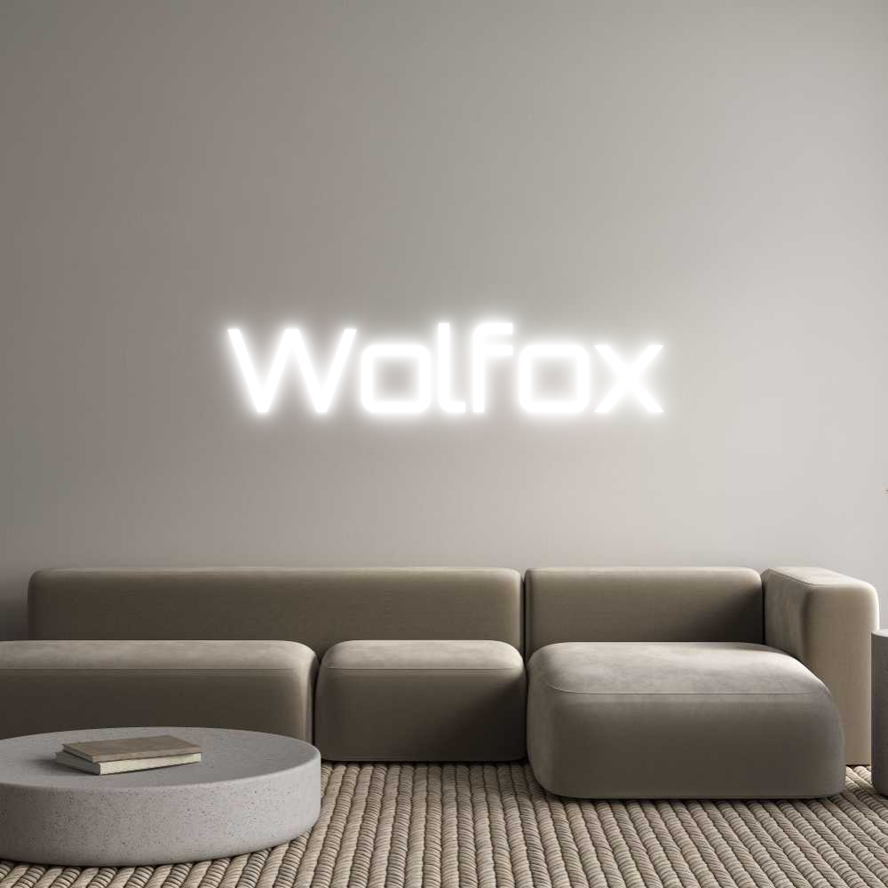Custom Neon Sign Online Editor Wolfox