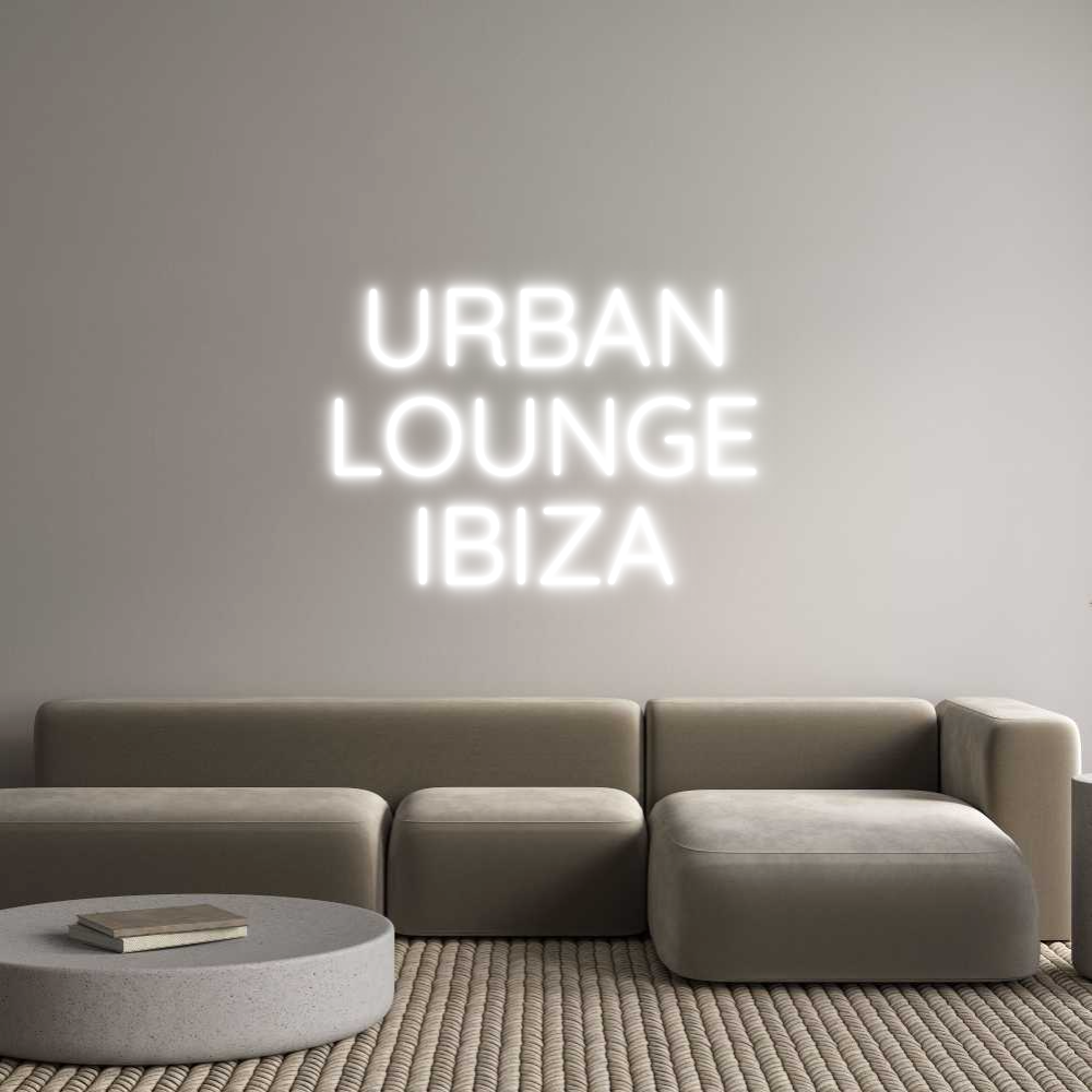 Custom Neon Sign Online Editor URBAN
LOUNGE...