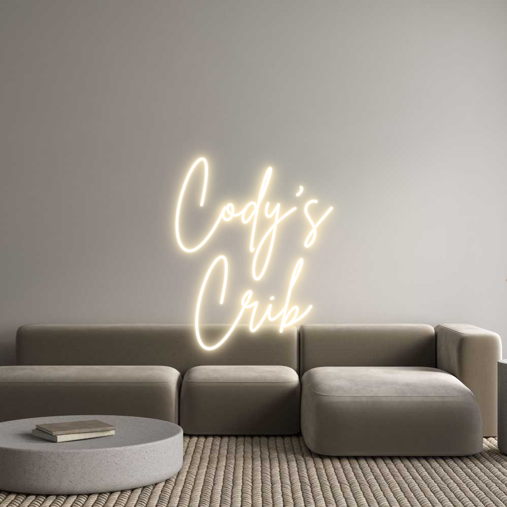 Custom Neon Sign Online Editor Cody’s 
 Crib