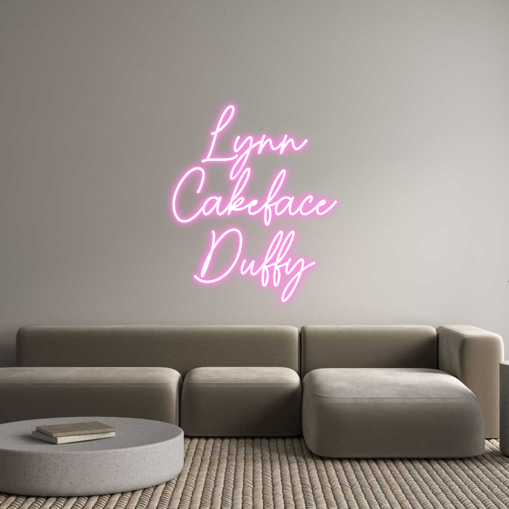 Custom Neon Sign Online Editor Lynn
Cakefac...
