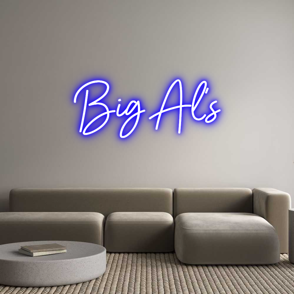Custom Neon Sign Online Editor Big Al's