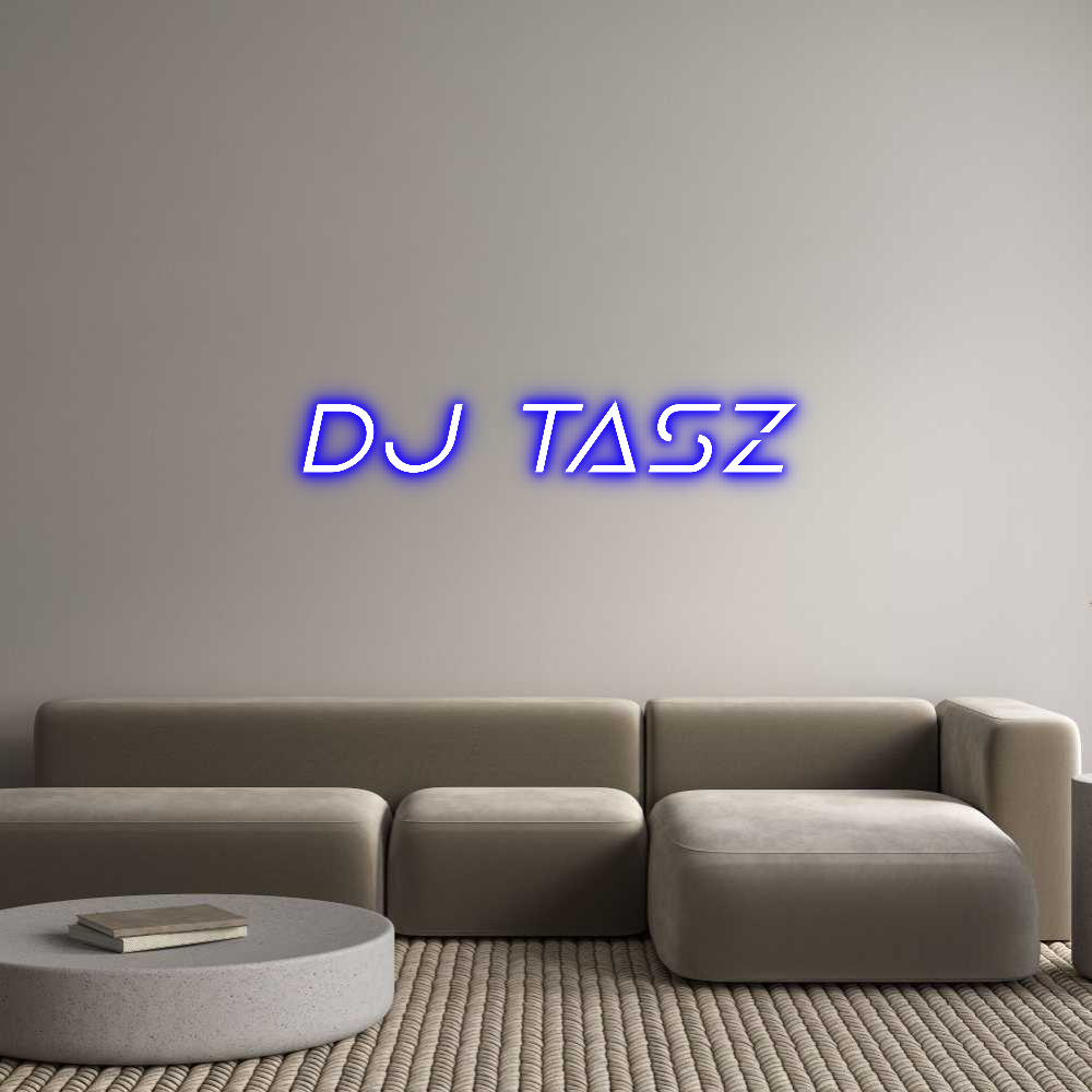 Custom Neon Sign Online Editor DJ Tasz