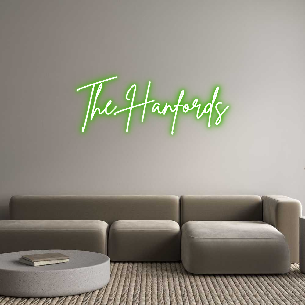 Custom Neon Sign Online Editor The Hanfords