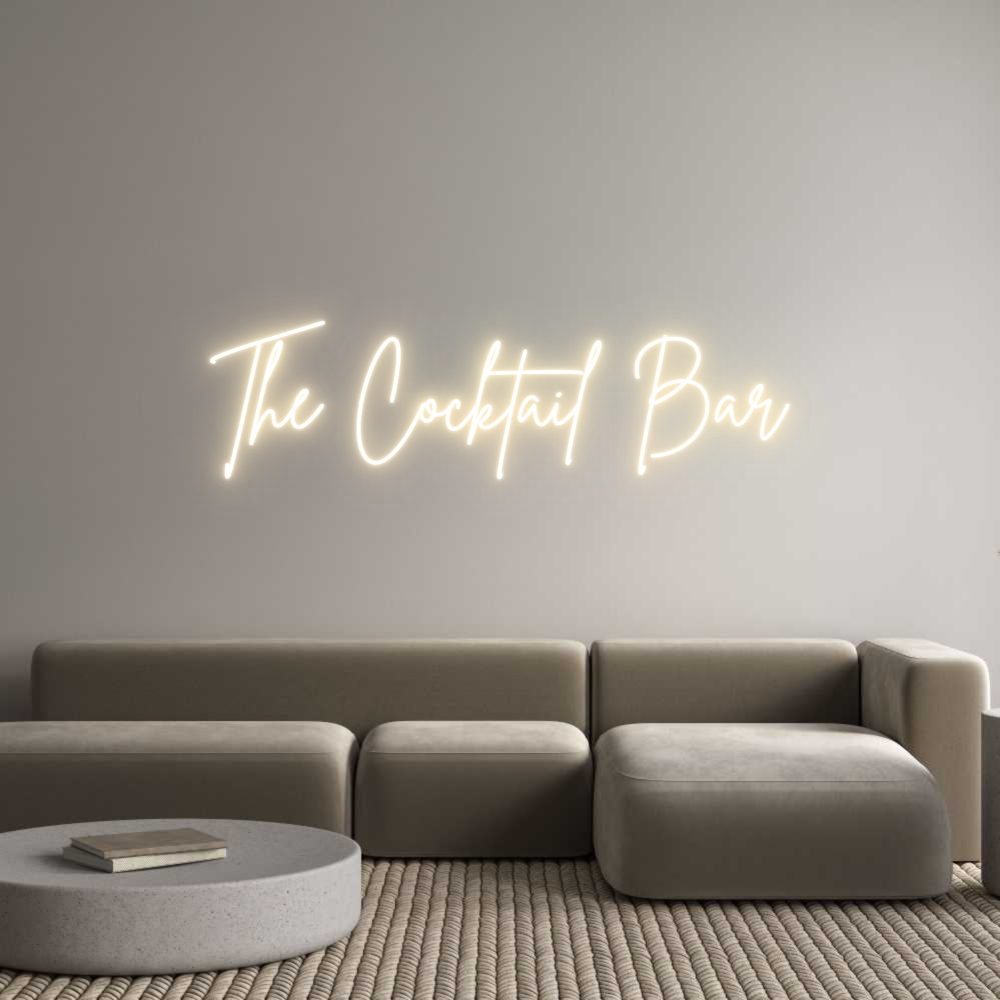 Custom Neon Sign Online Editor The Cocktail ...