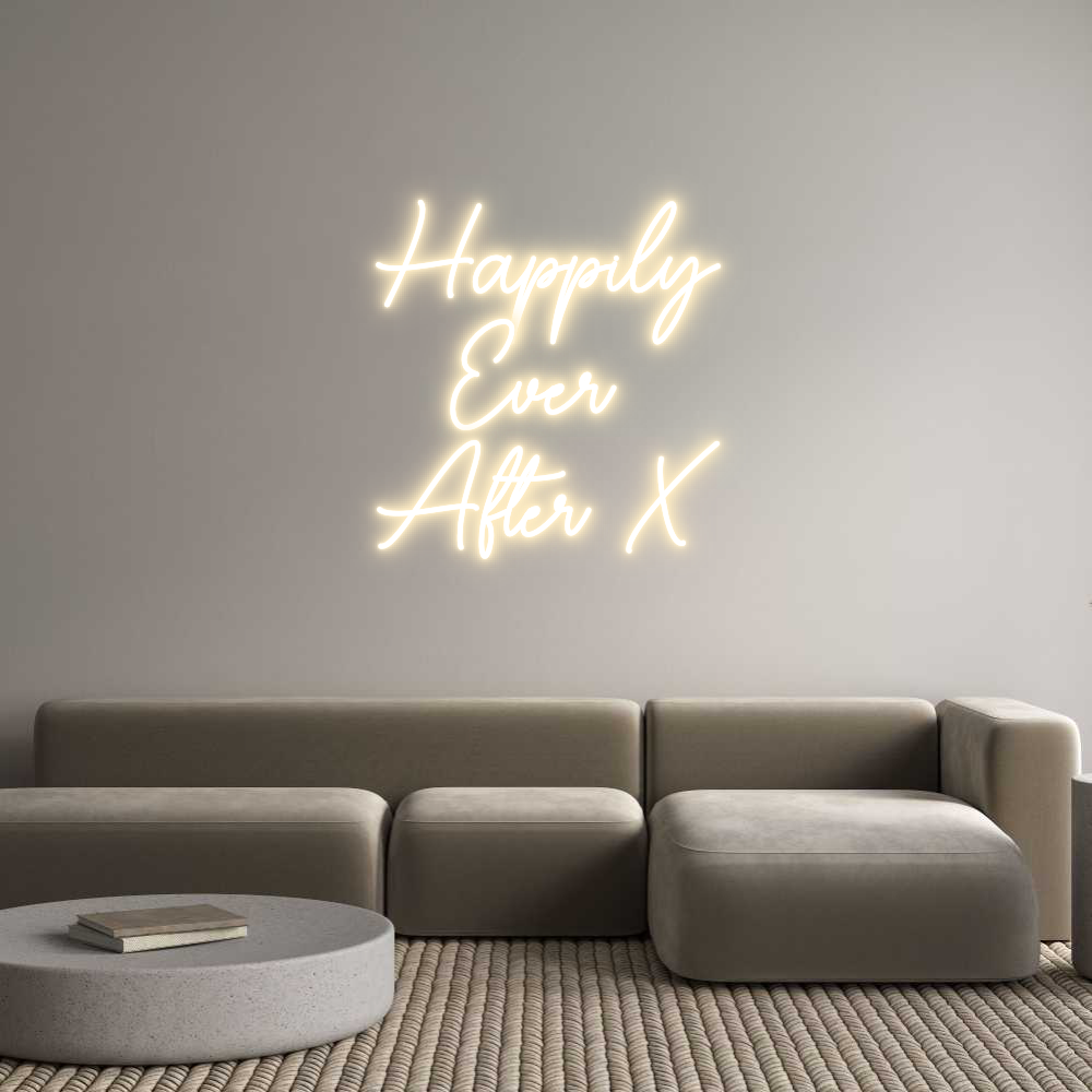 Custom Neon Sign Online Editor Happily
Ever...