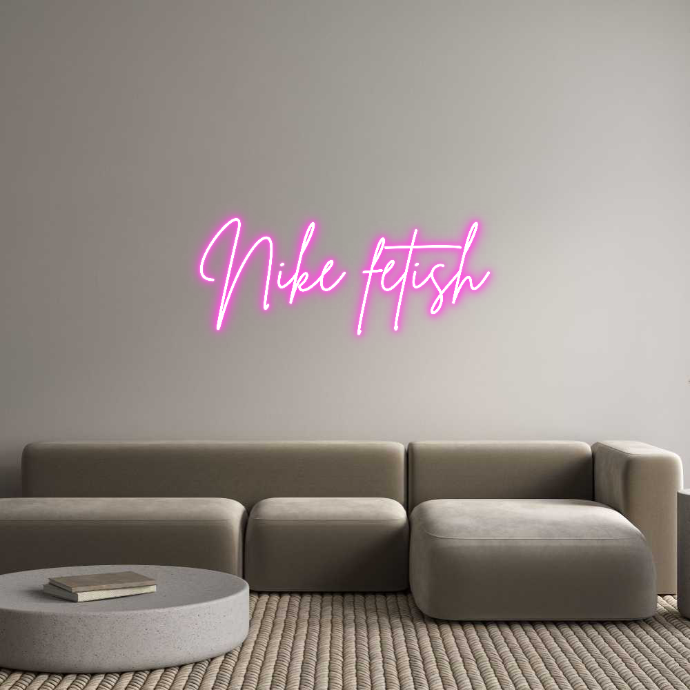 Custom Neon Sign Online Editor Nike fetish