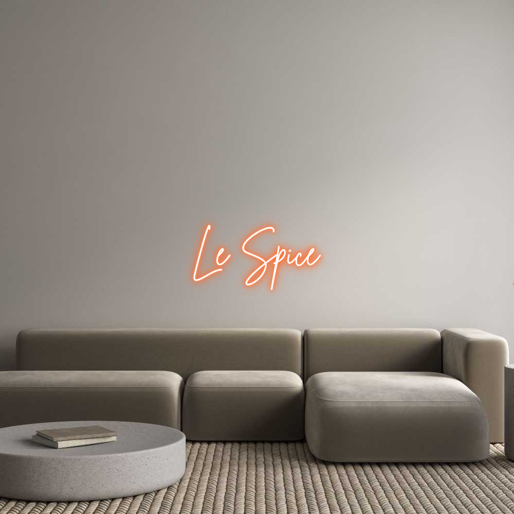 Custom Neon Sign Online Editor Le Spice