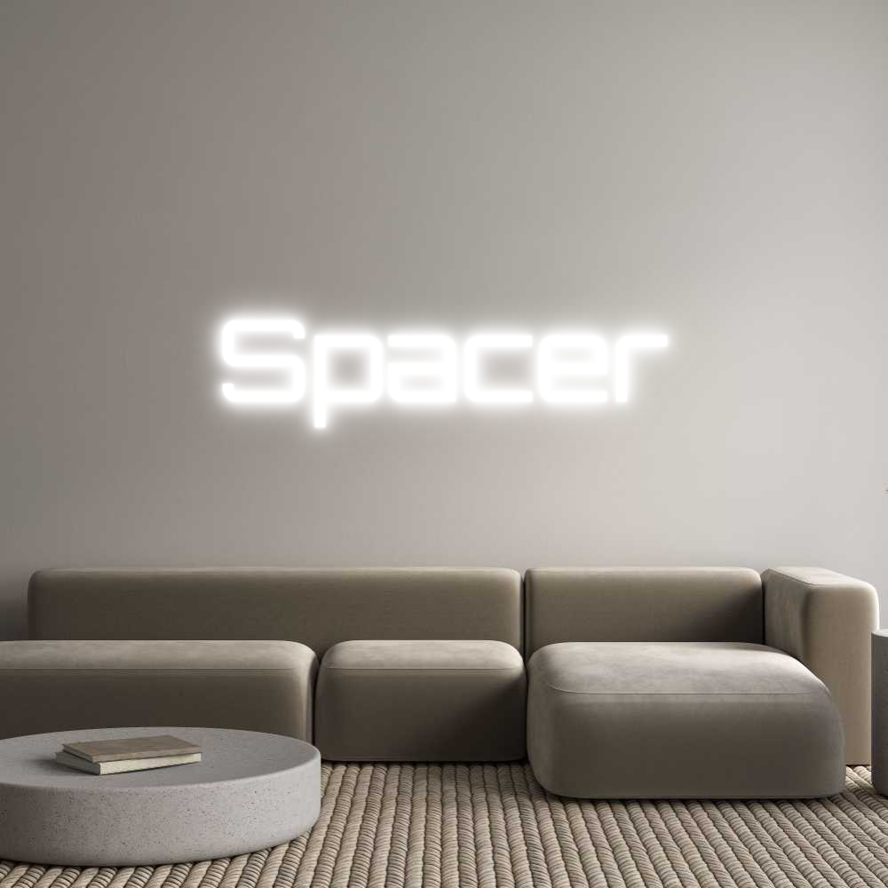 Custom Neon Sign Online Editor Spacer