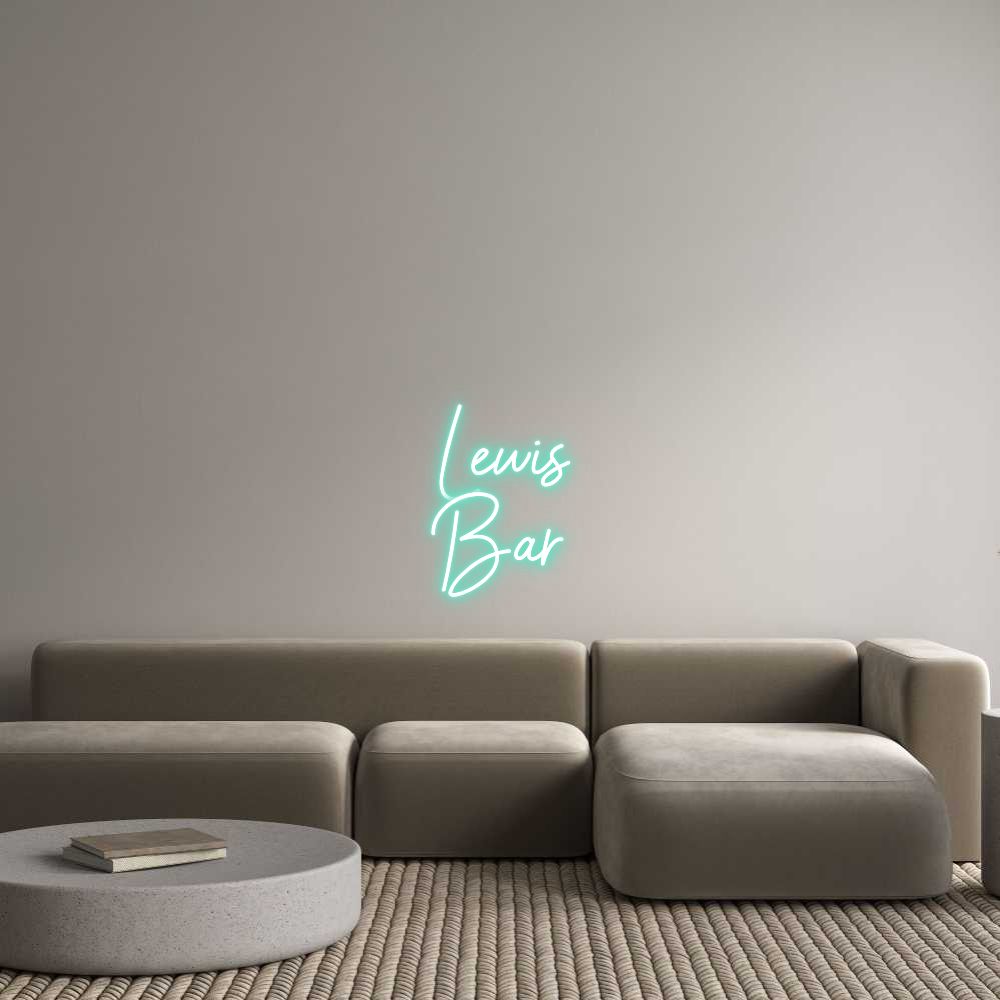 Custom Neon Sign Online Editor Lewis
Bar