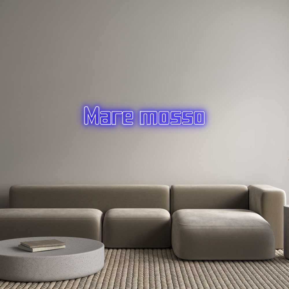Custom Neon Sign Online Editor Mare mosso