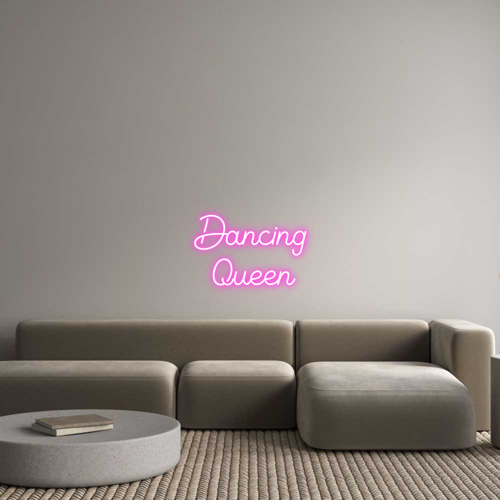 Custom Neon Sign Online Editor Dancing 
Queen