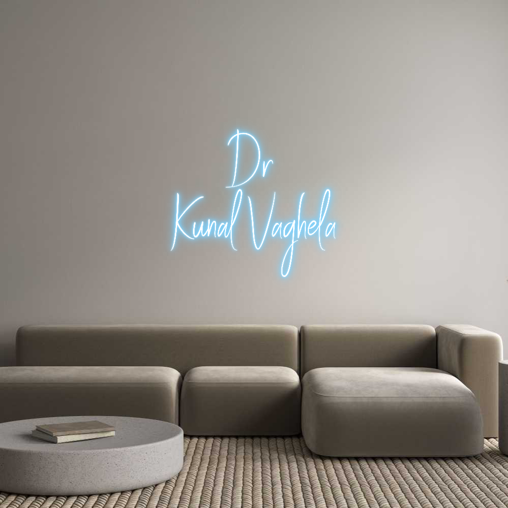 Custom Neon Sign Online Editor Dr 
Kunal Va...
