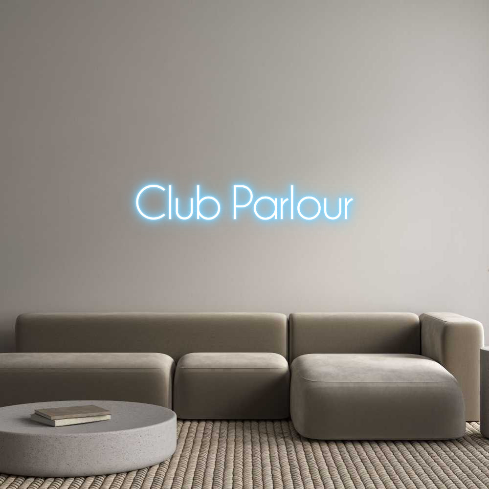 Custom Neon Sign Online Editor Club Parlour