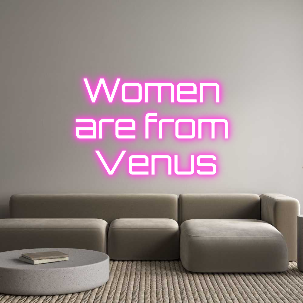 Custom Neon Sign Online Editor Women 
are f...