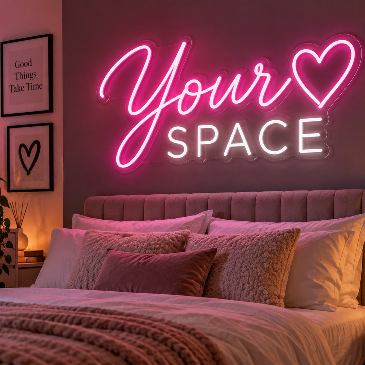 Custom Bedroom Neon Sign - AI Designer