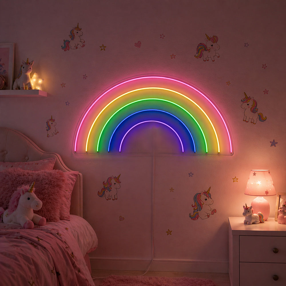 Rainbow LED Neon Sign - Planet Neon Made in London Neon Signs