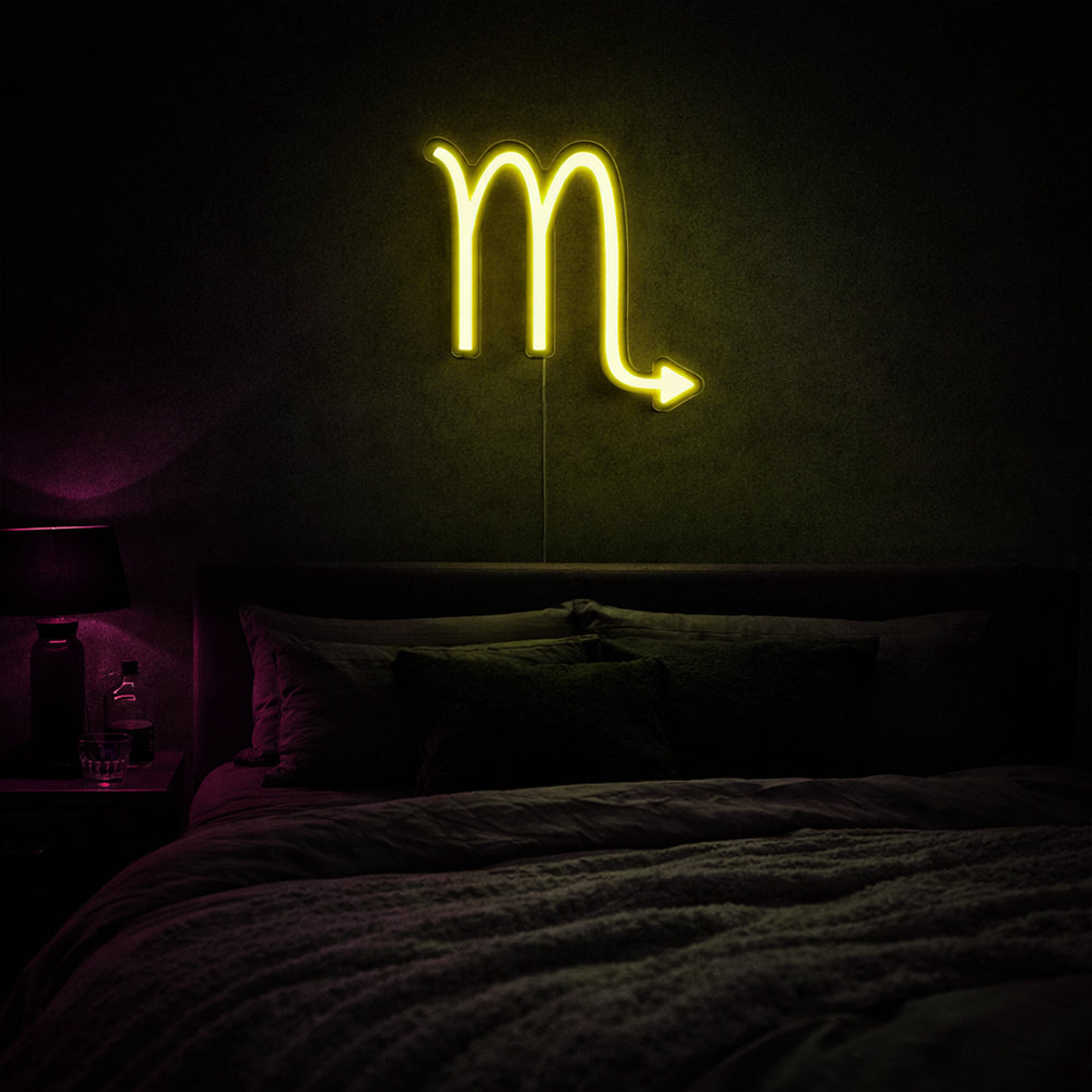 Scorpio LED Neon Sign - Made in London Zodiac Neon Signs