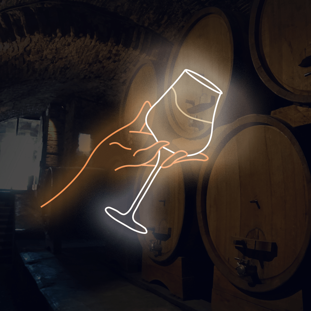 Wine Glass LED Neon Sign - LED Neon Signs Made In London - Planet Neon