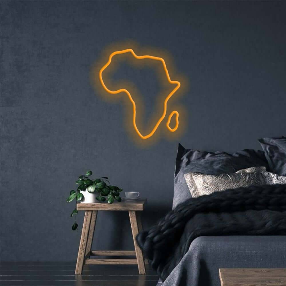 Africa LED Neon Sign - Planet Neon