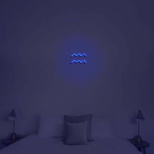 Aquarius LED Neon Sign - Planet Neon