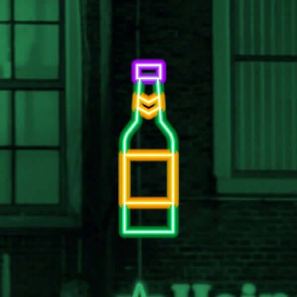Bottle LED Neon Sign - Planet Neon