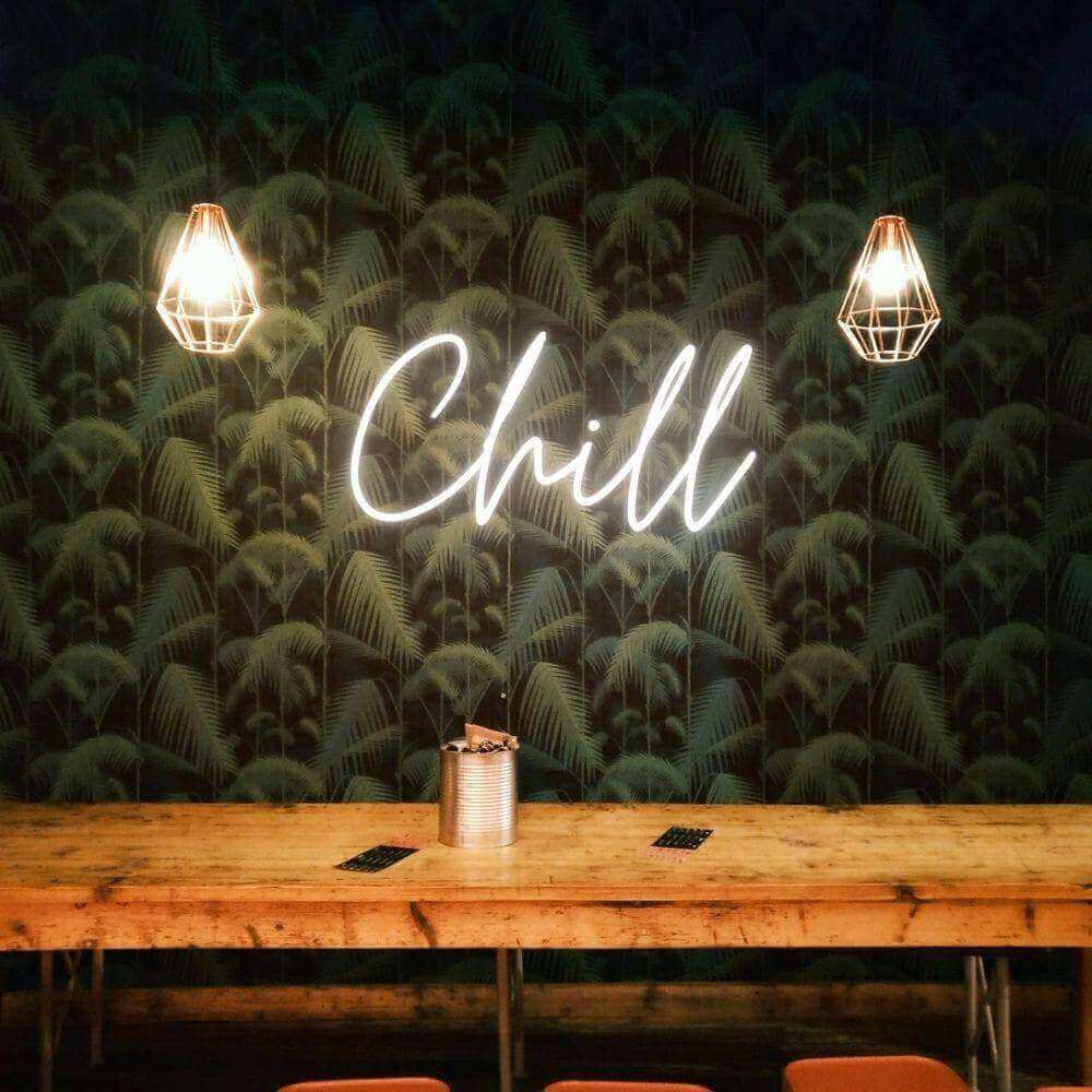 Chill LED Neon Sign Made In London - Planet Neon